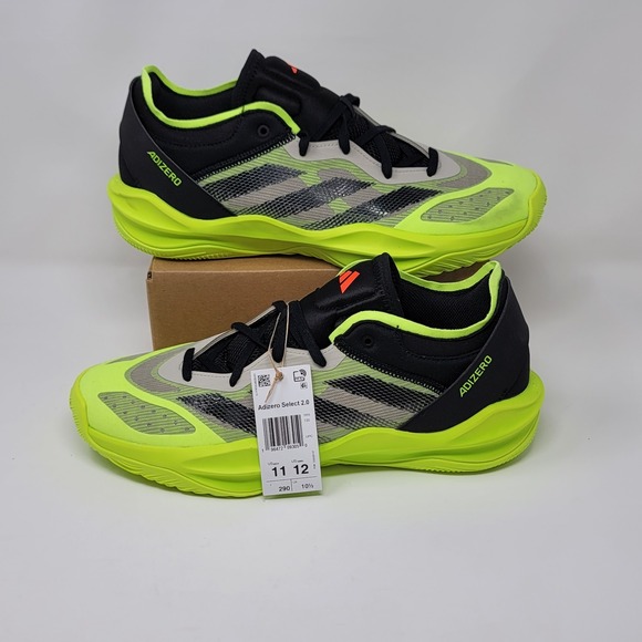 adidas Other - Adidas Adizero Select 2.0 IE7866 Men's Black Solar Yellow Basketball Shoes Sz 11